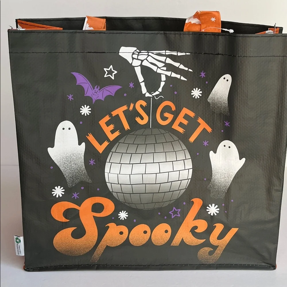 Halloween Tote Bag Let’s Get Spooky World Market NWT